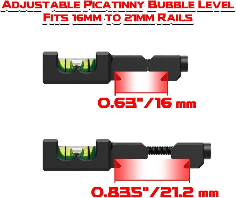 TOPTACTICAL Compact Picatinny Anti-Cant Level Bubble - Image 3